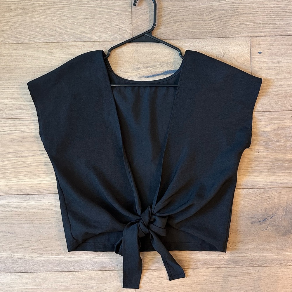 Black princess Polly crop top